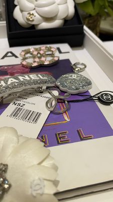 Quality Silver Double Cc Earrings Hollow Openwork Ring 18K Gold Plated For Anniversary factory