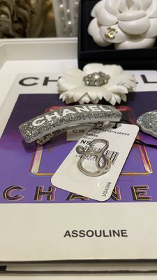 Quality Silver Double Cc Earrings Hollow Openwork Ring 18K Gold Plated For Anniversary factory