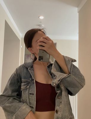 Quality Black Cowleather Swarovsk* Diamond Statement Earrings with Push Back Closure factory