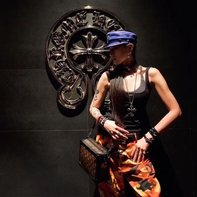 Quality 925 Silver Large Flame Cross Necklace with 55-70cm Chain and S925 Logo for Everyday Wear factory