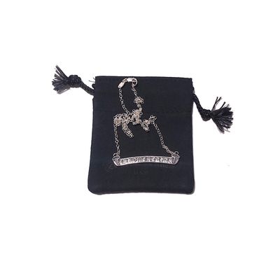 Quality 925 Sterling Silver Horseshoe Choker Necklace with 45cm Chain Length and Slim Size for Casual Wear factory