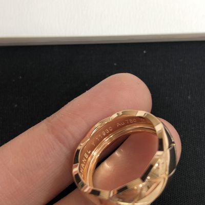 Quality 925 Sterling Silver Ring with 18K Rose Gold Plated Quilted Pattern Wide Band in US Size 5/6/7/8 factory