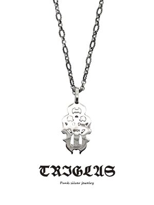 Quality Nickel Free Slim 925 Silver Necklace with Designer Sword Vine Pendant and 16-24 inches Length factory